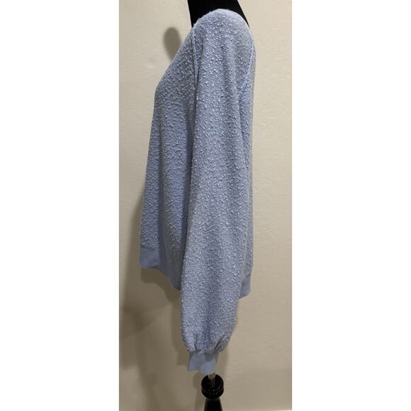 Free People Found My Friend Pullover Sweater Texture Boucle Long Sleeve L NWOT - Picture 4 of 7